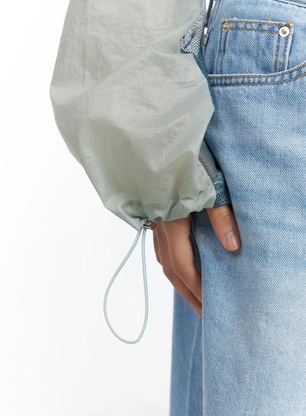 Activewear Hoodie Crop Jacket CL418 sold by Lewkin product image thumbnail 5