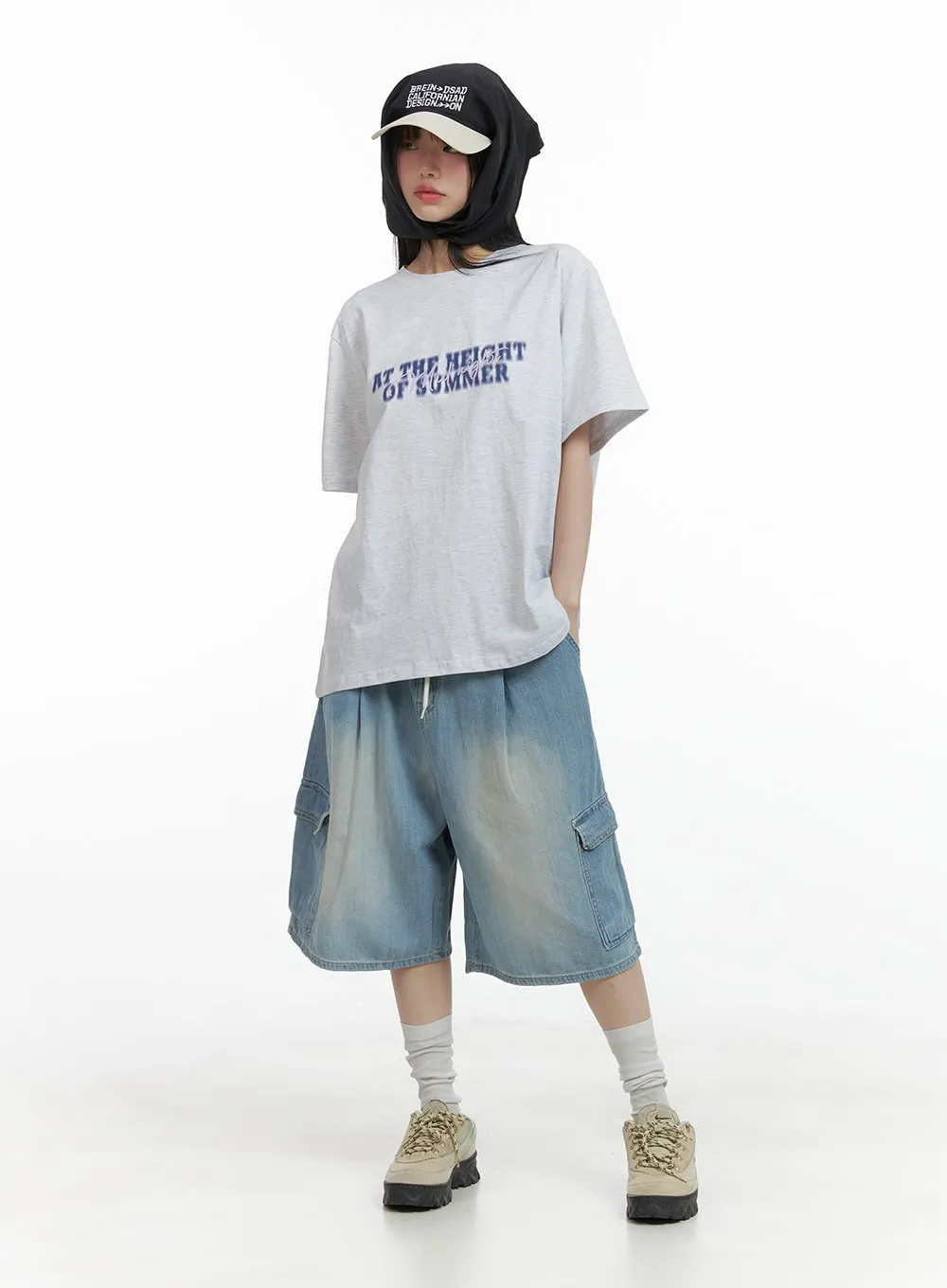 Comfy Drawstring Bermuda Jorts CL412 sold by Lewkin product image thumbnail 2