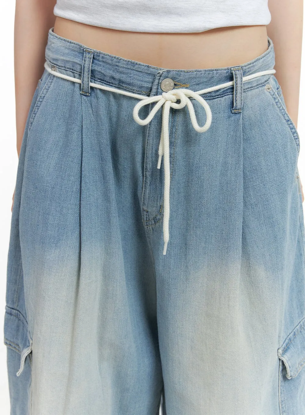 Comfy Drawstring Bermuda Jorts CL412 sold by Lewkin product image thumbnail 3