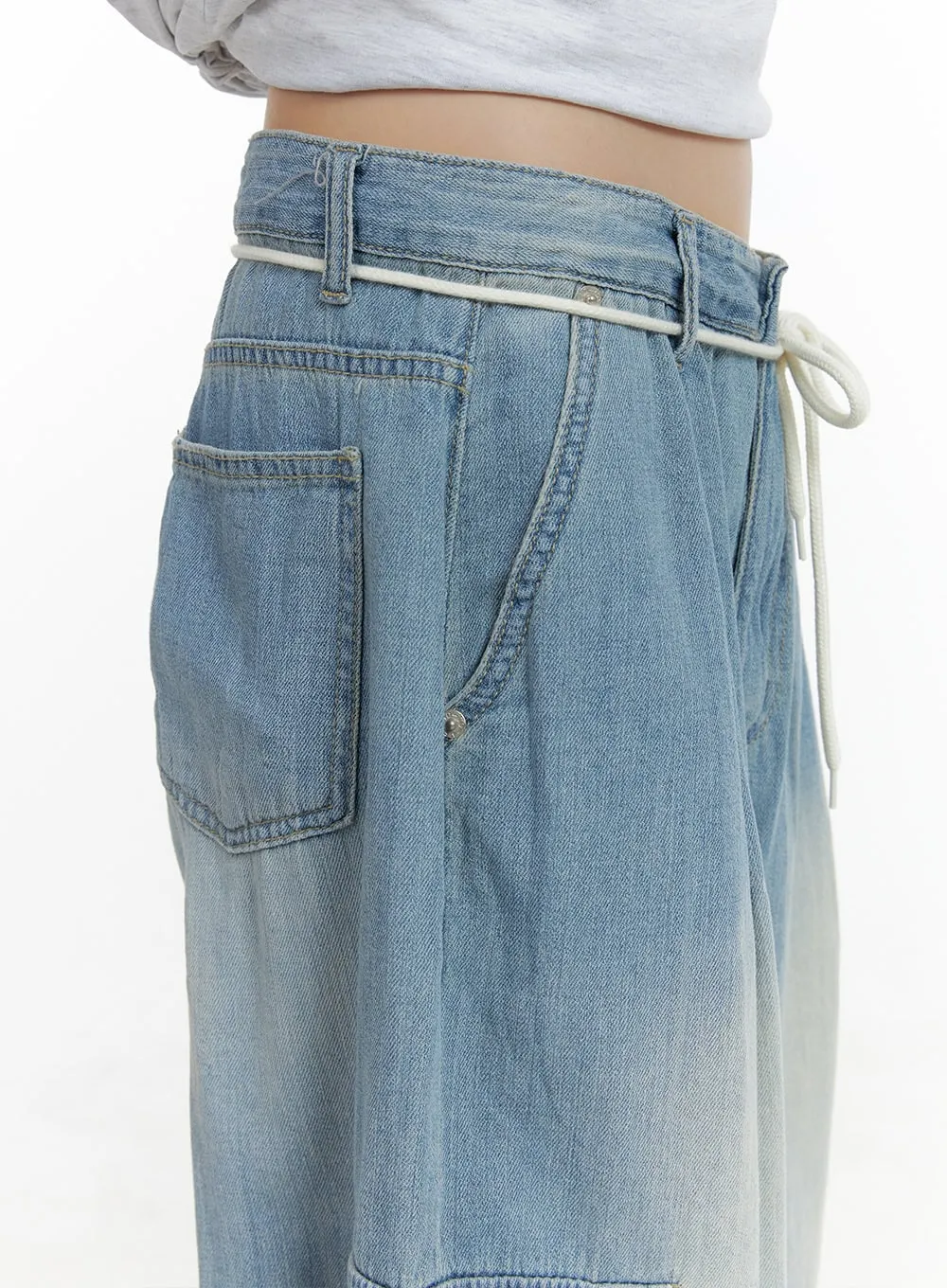 Comfy Drawstring Bermuda Jorts CL412 sold by Lewkin product image thumbnail 4