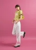 Cotton Straight Leg Pants CY18 sold by Lewkin