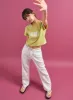 Cotton Straight Leg Pants CY18 sold by Lewkin