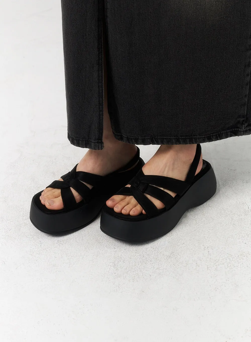 Chunky Platform Sandals CU321 sold by Lewkin product image thumbnail 5