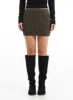 Ribbed Knit Mini Skirt CO313 sold by Lewkin