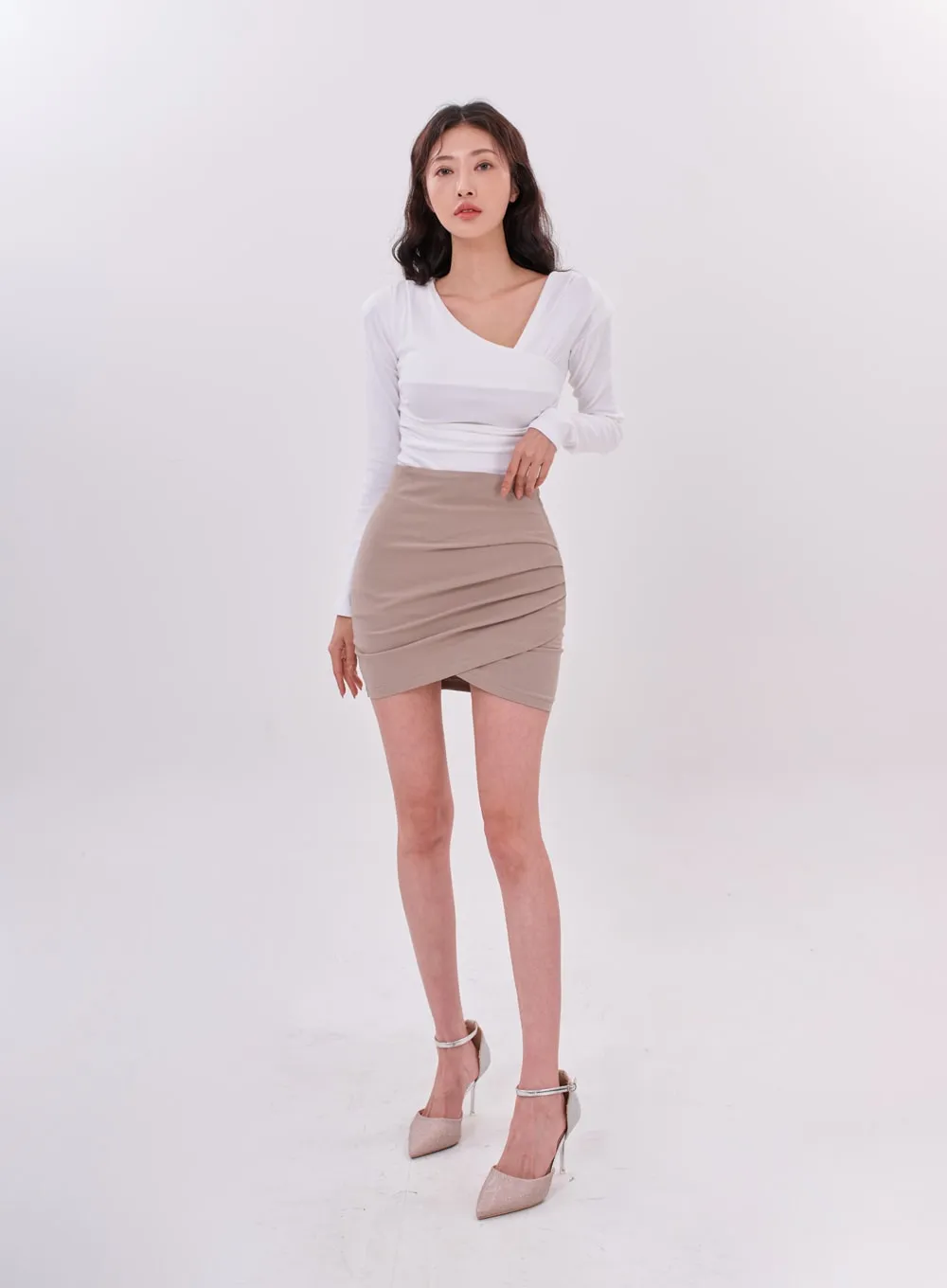 Tulip Wrap Miniskirt IS05 sold by Lewkin product image thumbnail 4