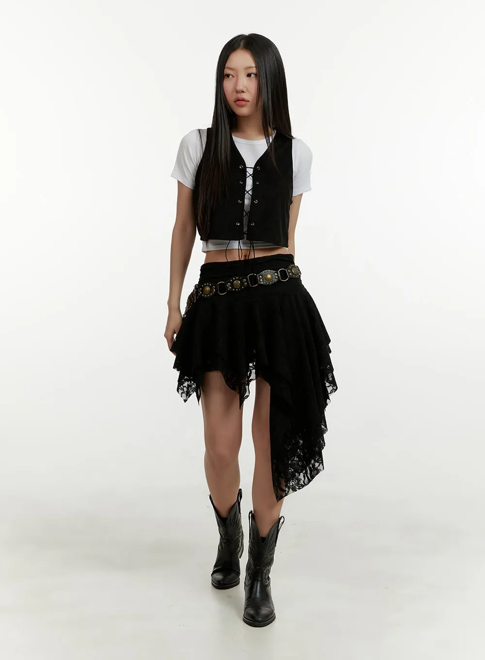 X-Strap Crop Vest CY408 sold by Lewkin product image thumbnail 2