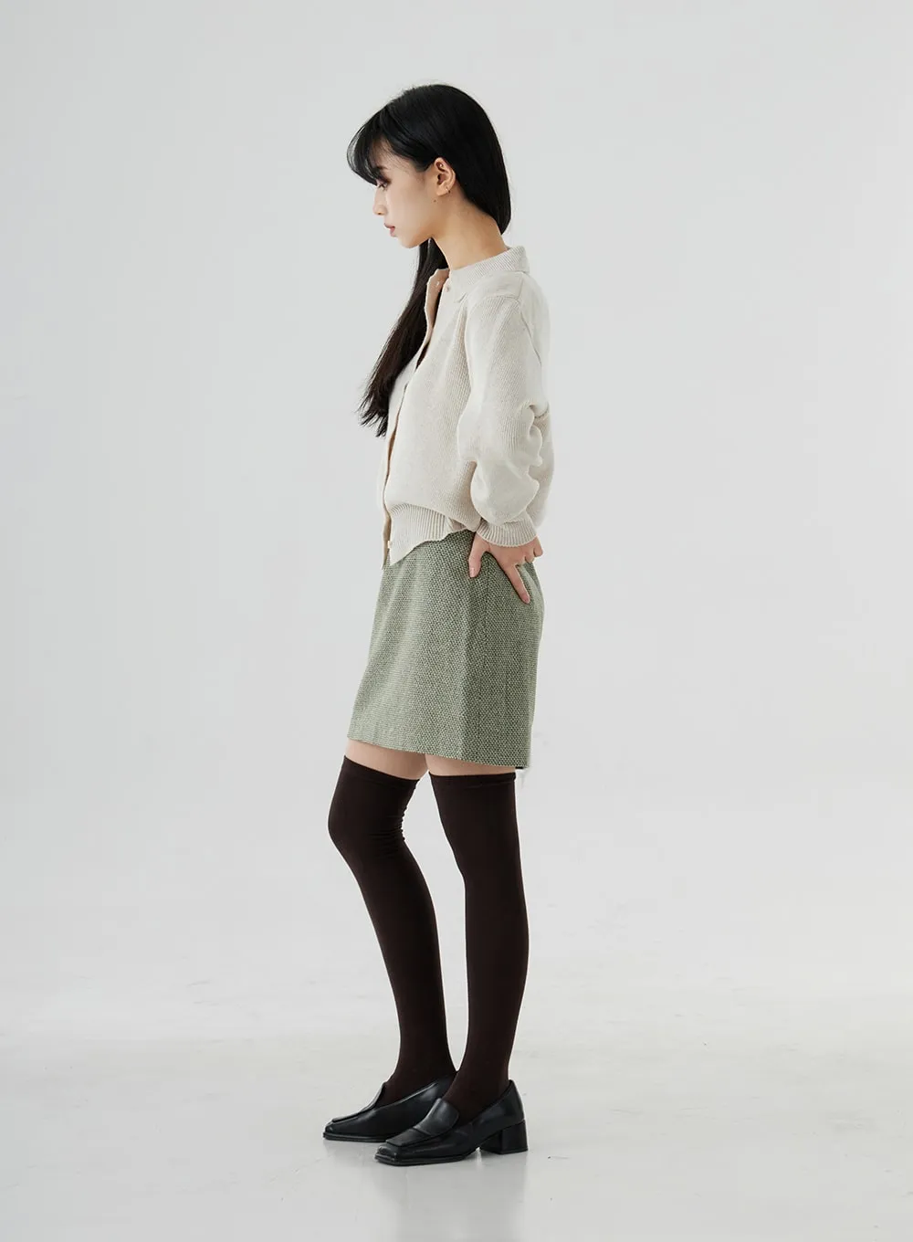 Simple Button Cardigan OO24 sold by Lewkin product image thumbnail 3