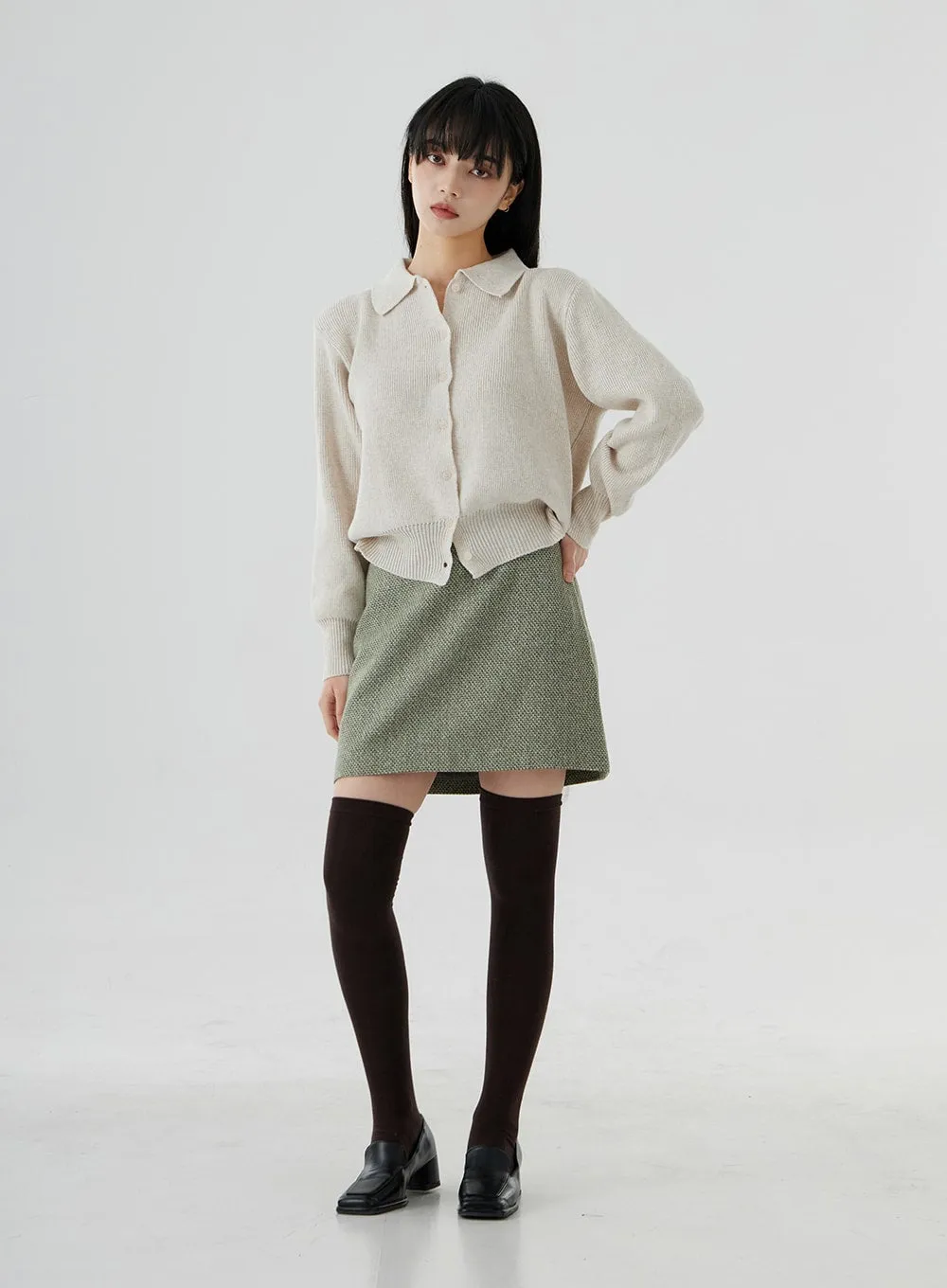 Simple Button Cardigan OO24 sold by Lewkin product image thumbnail 2