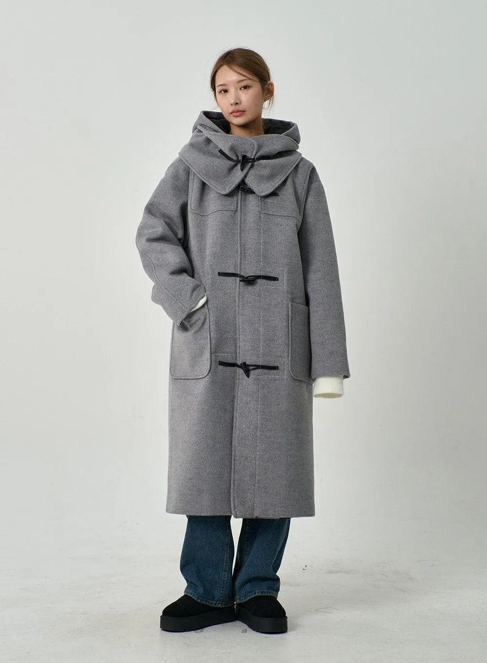 Oversize Hoodie Long Coat Unisex CD14 sold by Lewkin product image thumbnail 3