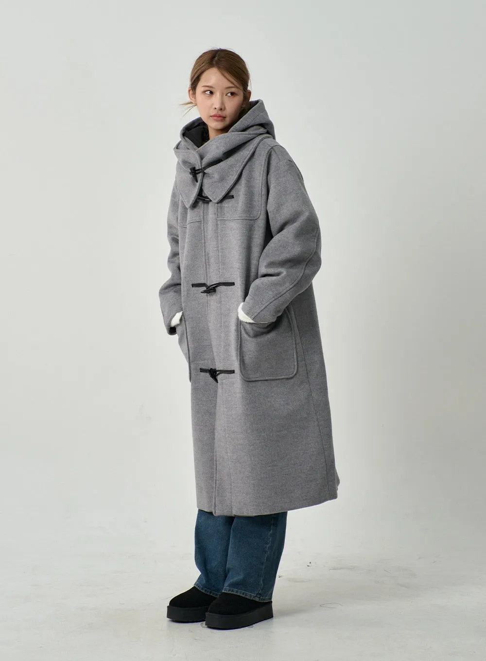 Oversize Hoodie Long Coat Unisex CD14 sold by Lewkin product image thumbnail 4