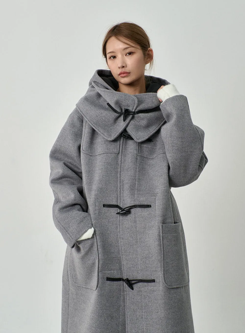 Oversize Hoodie Long Coat Unisex CD14 sold by Lewkin product image thumbnail 2