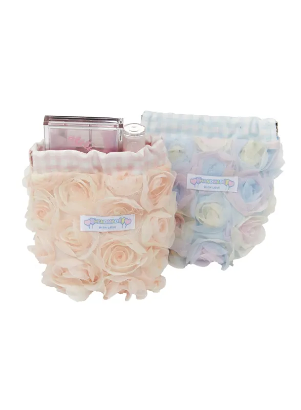 Floral Print Makeup Pouch IU419 sold by Lewkin