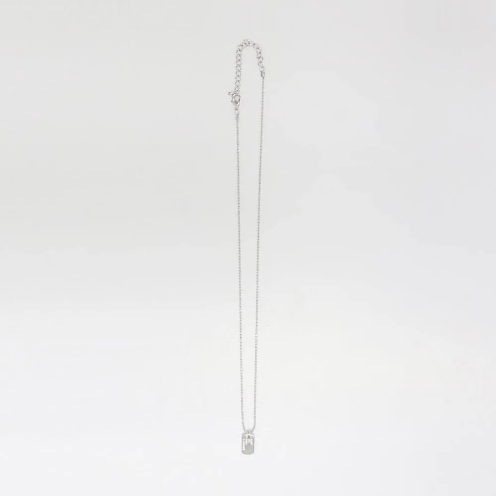 Square Pendant Necklace CA28 sold by Lewkin