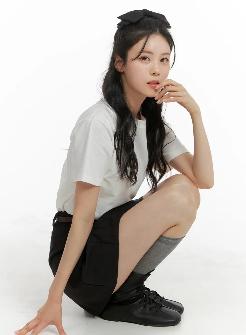 Basic T-Shirt OM419 sold by Lewkin