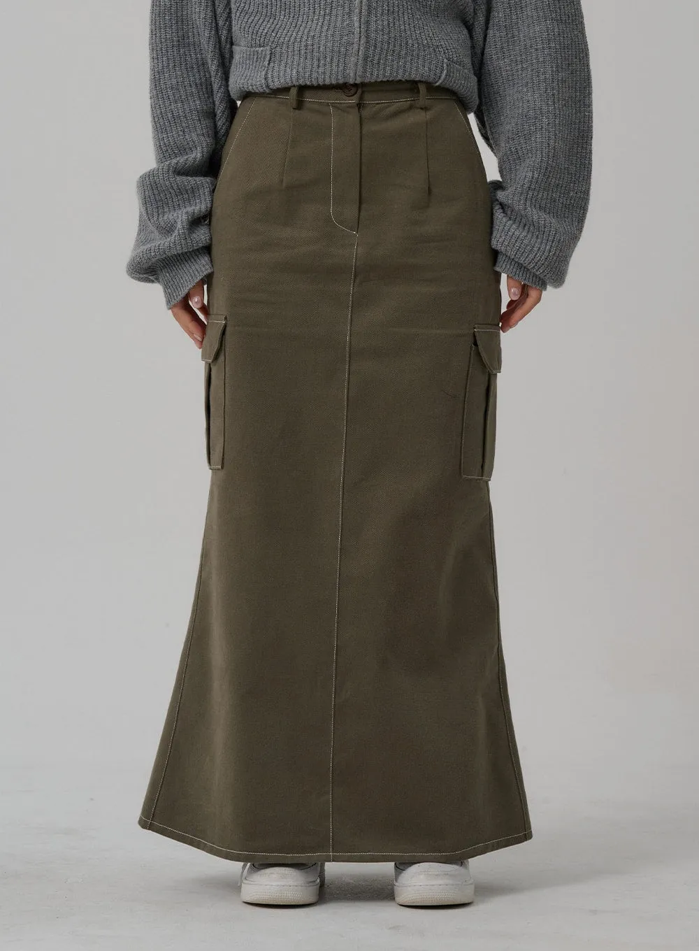 Mermaid Pocket Long Skirt CN03 sold by Lewkin product image thumbnail 5