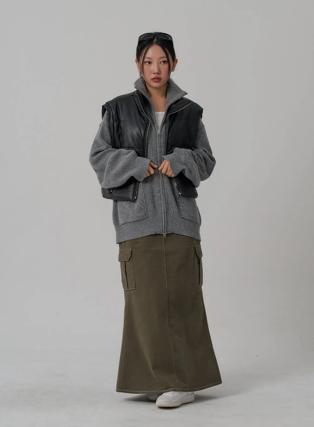 Mermaid Pocket Long Skirt CN03 sold by Lewkin product image thumbnail 4