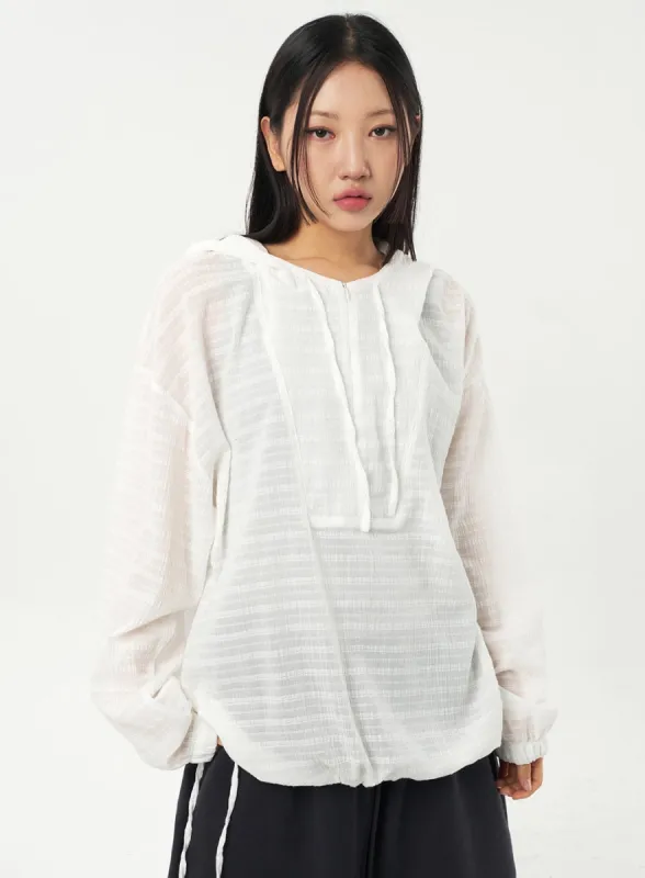 Mesh Hoodie Unisex CA326 sold by Lewkin