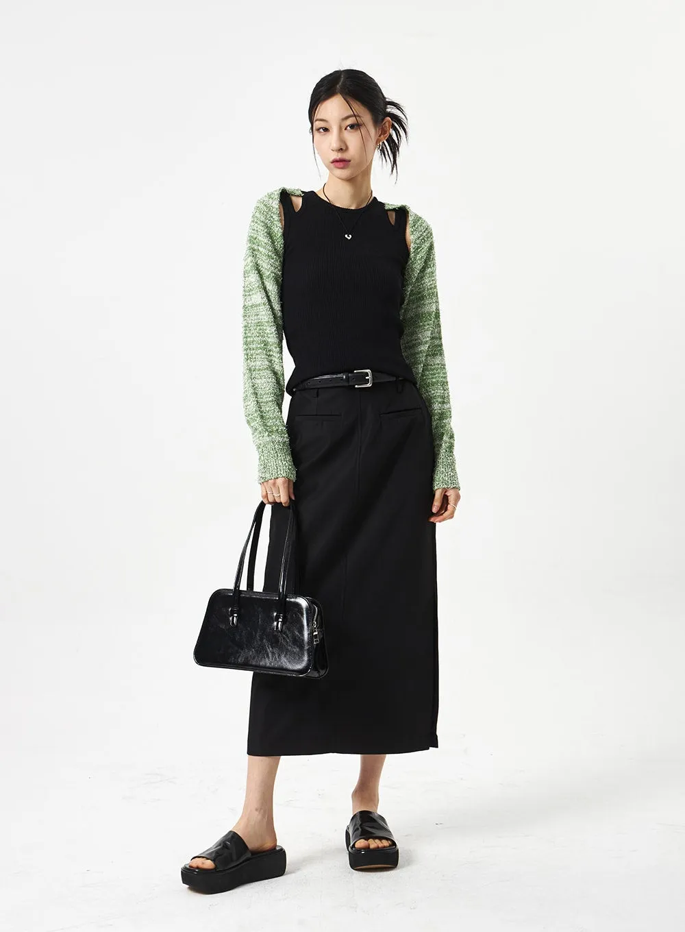 Faux Leather Sandals CA311 sold by Lewkin product image thumbnail 5