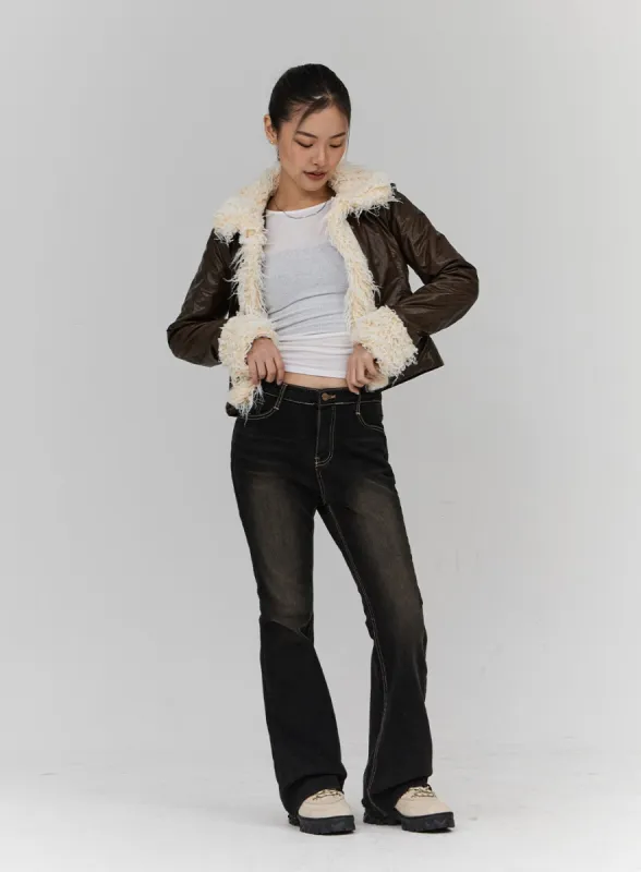 Bootcut Denim Pants CN18 sold by Lewkin