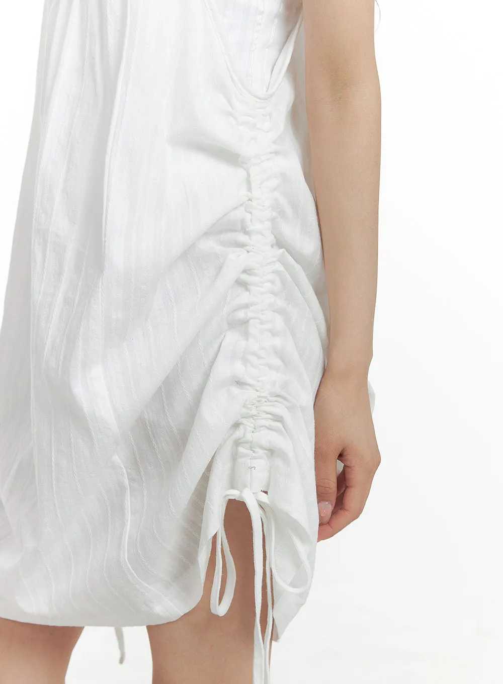 Cotton String Cami Mini Dress CA408 sold by Lewkin product image thumbnail 5