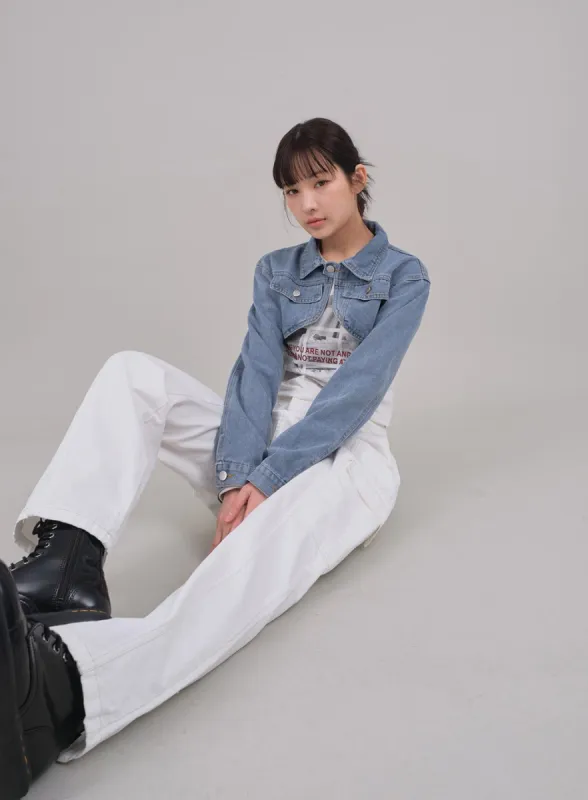 Wide Leg Cargo Pants C2701 sold by Lewkin