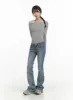 Low Waist Bootcut Jeans CA402 sold by Lewkin