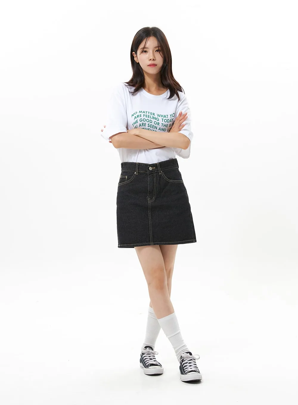 Cotton Graphic Short Sleeve Tee OS313 sold by Lewkin product image thumbnail 5