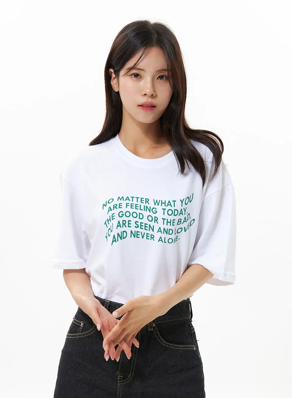 Cotton Graphic Short Sleeve Tee OS313 sold by Lewkin product image thumbnail 4