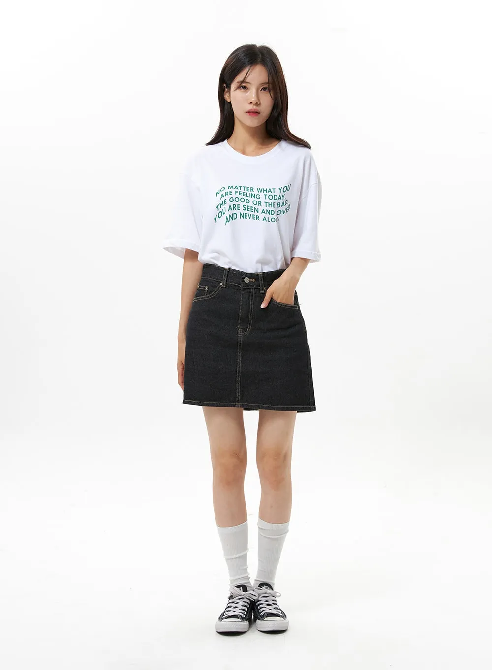 Cotton Graphic Short Sleeve Tee OS313 sold by Lewkin product image thumbnail 2