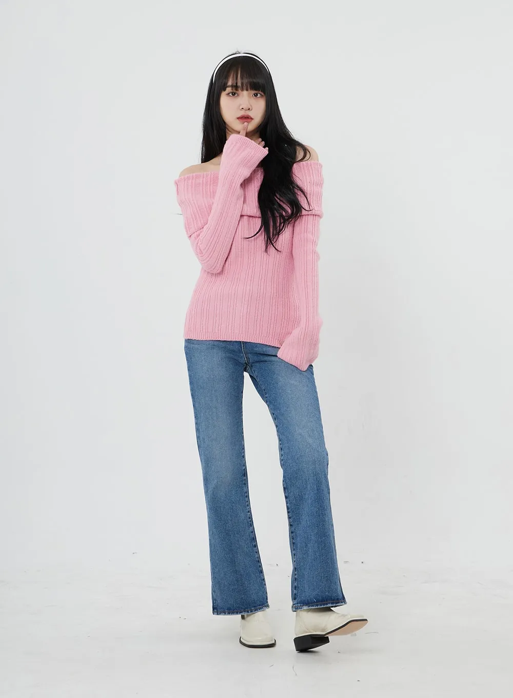 Slim Fit Bootcut Jeans OD22 sold by Lewkin product image thumbnail 5