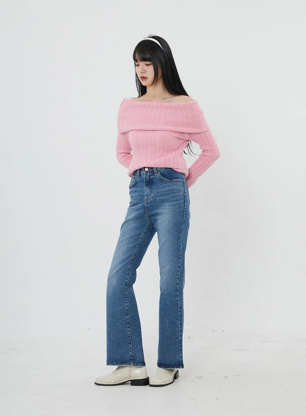 Slim Fit Bootcut Jeans OD22 sold by Lewkin product image thumbnail 3