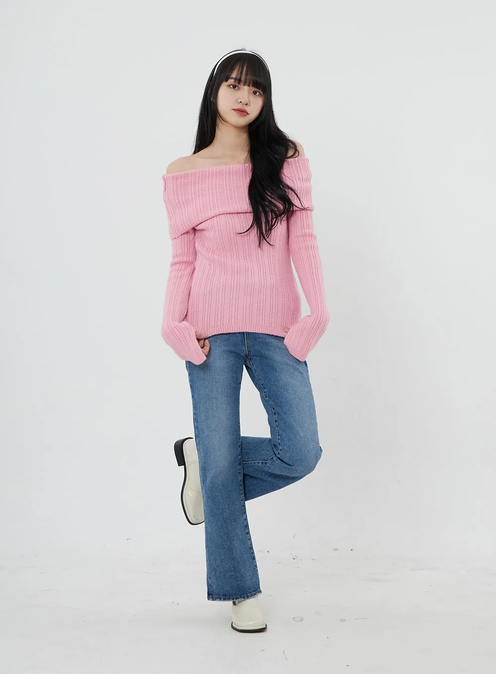 Slim Fit Bootcut Jeans OD22 sold by Lewkin product image thumbnail 2