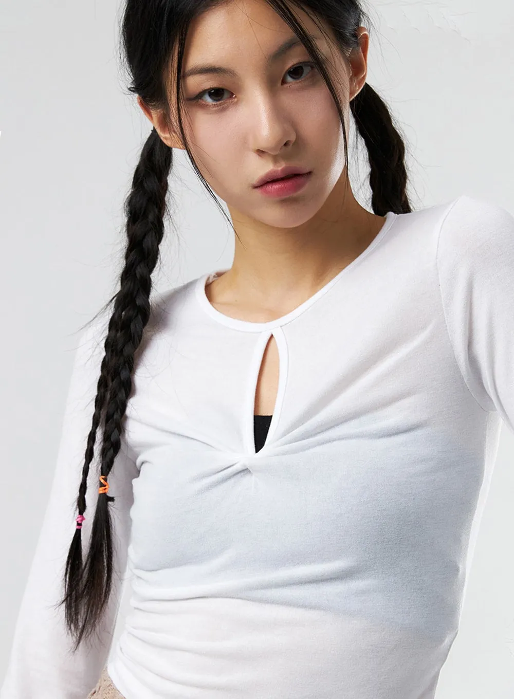 Front Hole Tee IS327 sold by Lewkin product image thumbnail 5