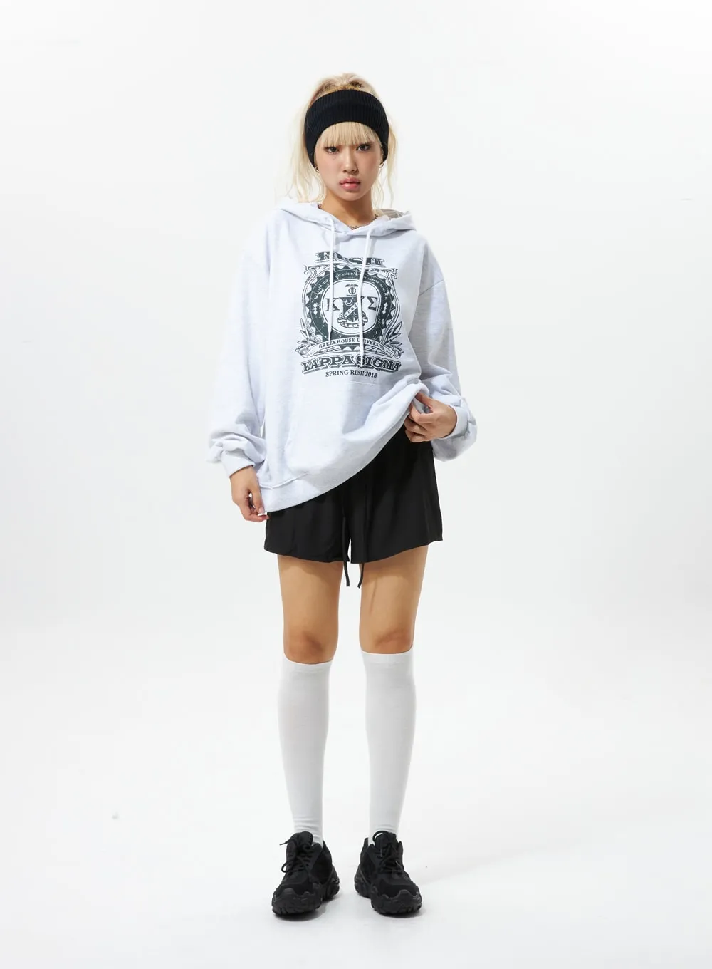 Banded Nylon Shorts IS319 sold by Lewkin