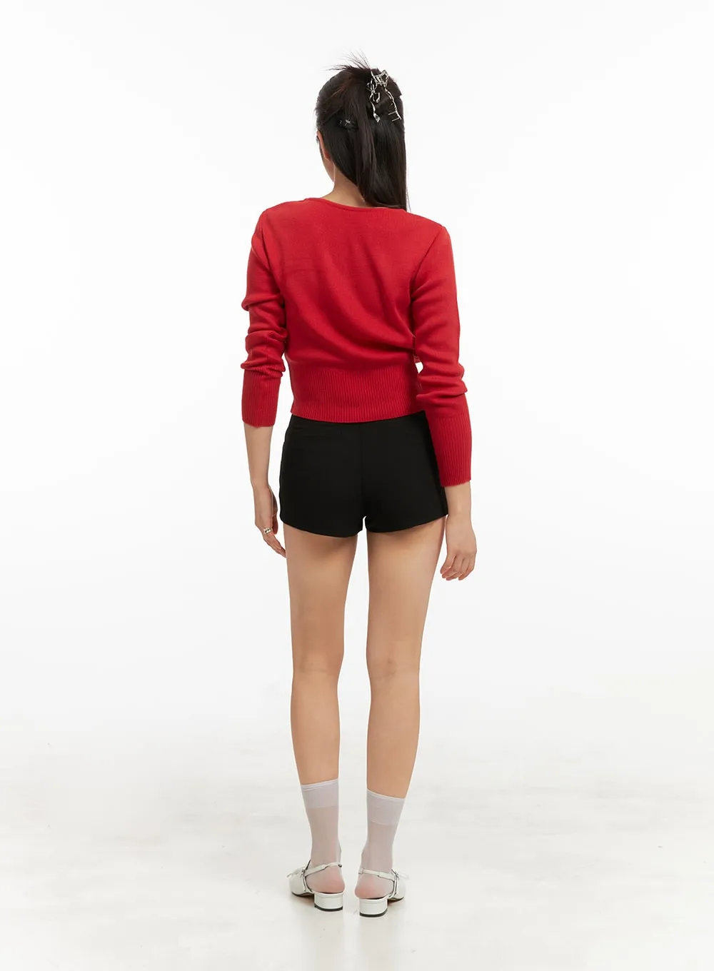 Solid Micro Shorts OA429 sold by Lewkin product image thumbnail 5