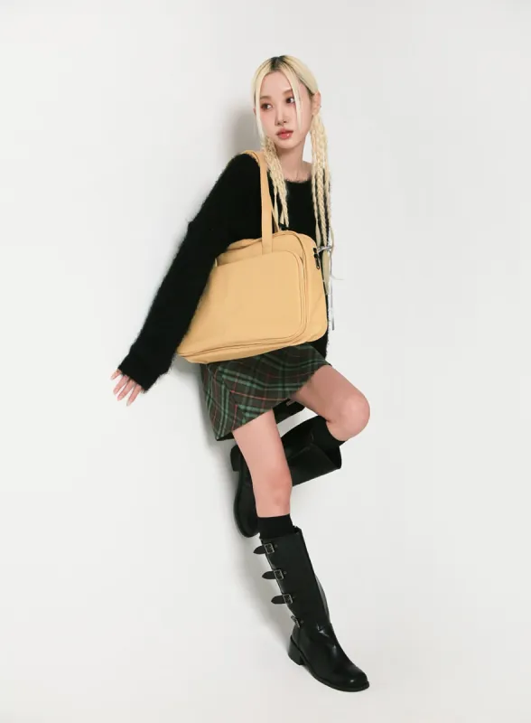 Large Capacity Solid Tote Bag IJ419 sold by Lewkin