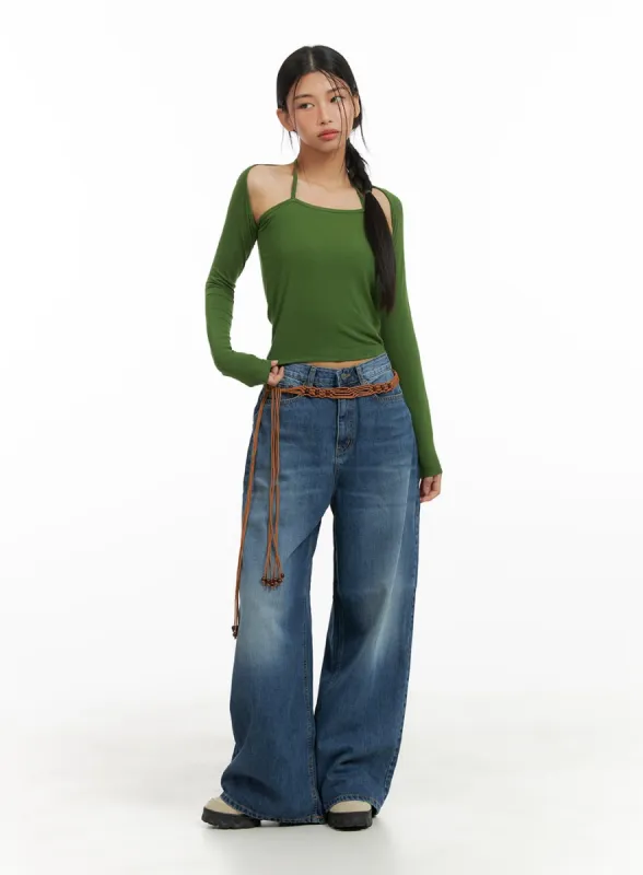 Denim Dream Baggy Jeans CA424 sold by Lewkin