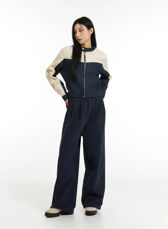 Elastic Waistband Pintuck Pants IN308 sold by Lewkin