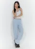 String Washed Wide Leg Jeans OL408 sold by Lewkin