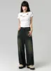 Dark Wash Baggy Jeans CL324 sold by Lewkin