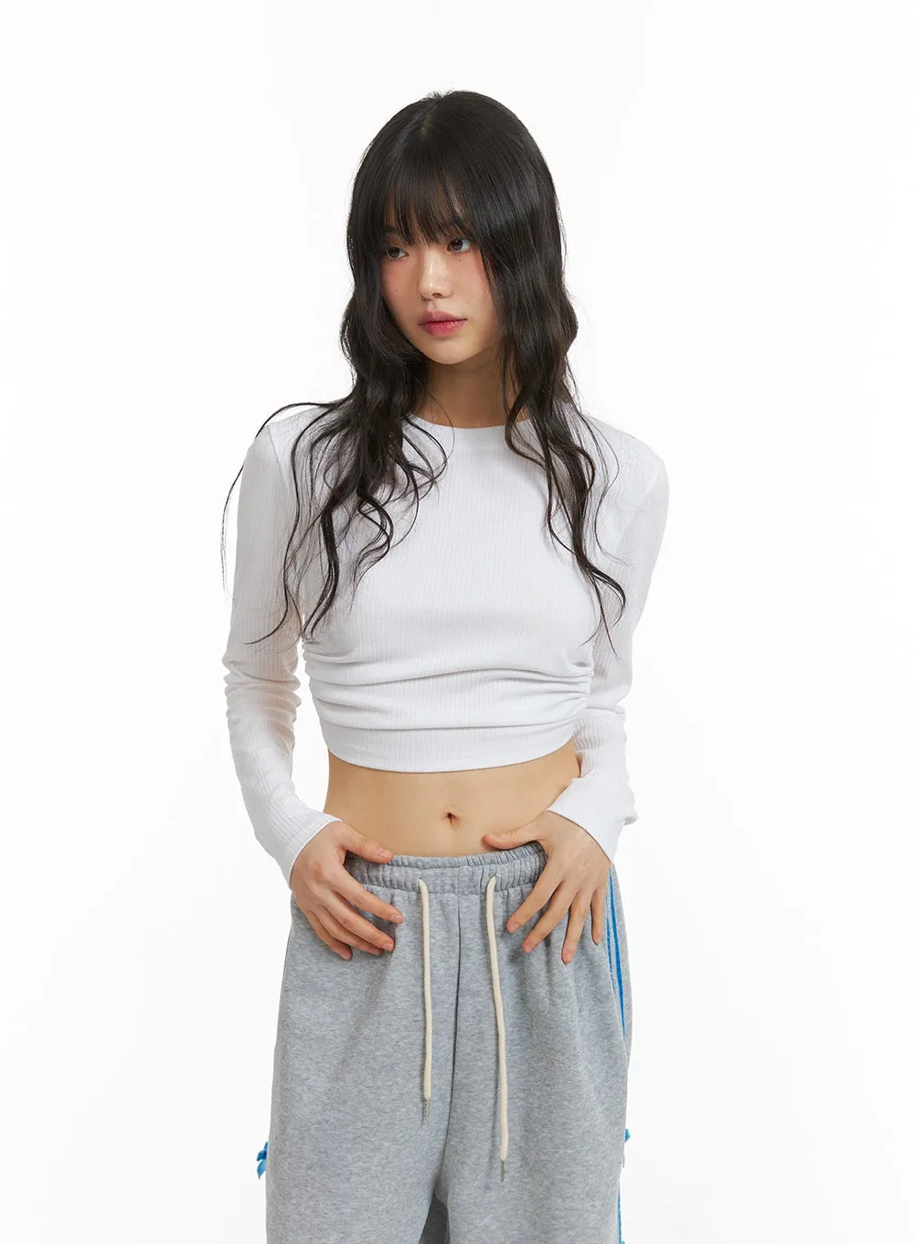 Round Neck Glitter Backless Long Sleeve CJ412 sold by Lewkin product image thumbnail 5