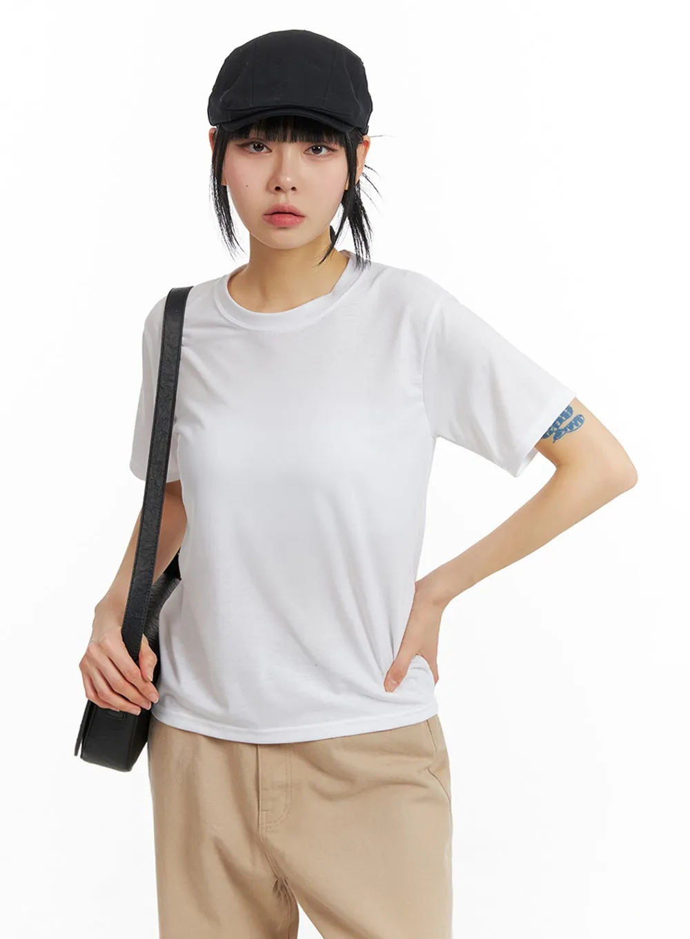 Basic T-Shirt IM414 sold by Lewkin product image thumbnail 3