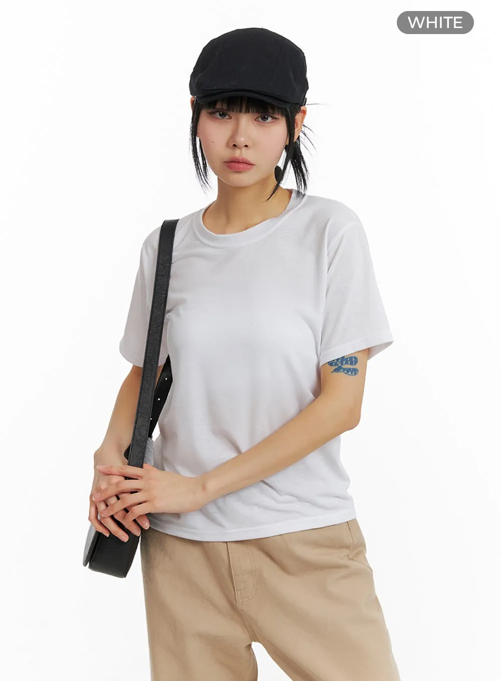 Basic T-Shirt IM414 sold by Lewkin product image thumbnail 5