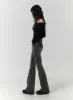 Slim Washed Denim Bootcut Jeans CF407 sold by Lewkin