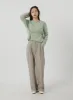 Wide Leg Tailored Pants OF307 sold by Lewkin