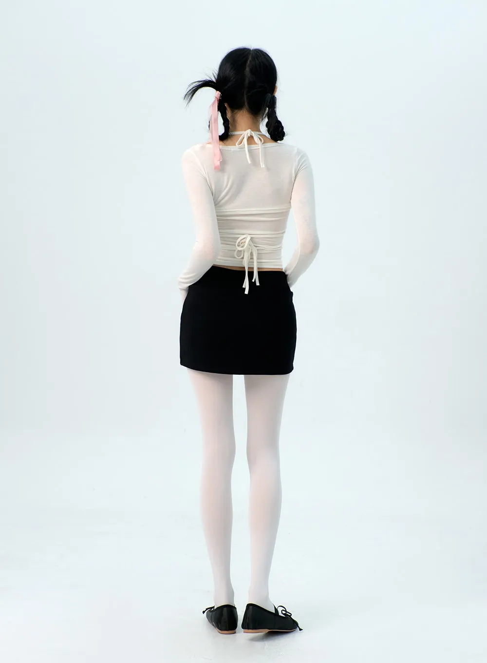 Low Waist Mini Skirt IG313 sold by Lewkin product image thumbnail 3