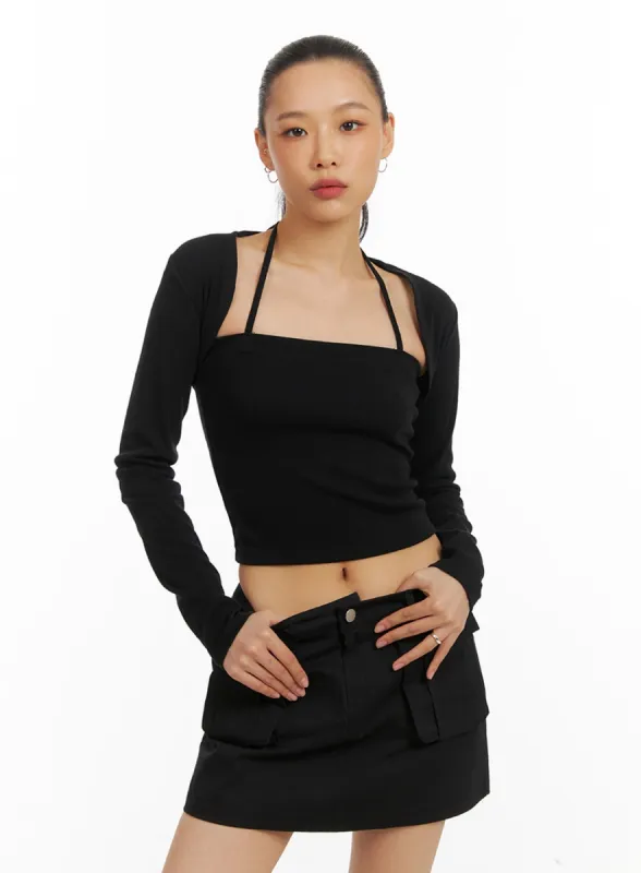 Cami Top Bolero Set IA417 sold by Lewkin