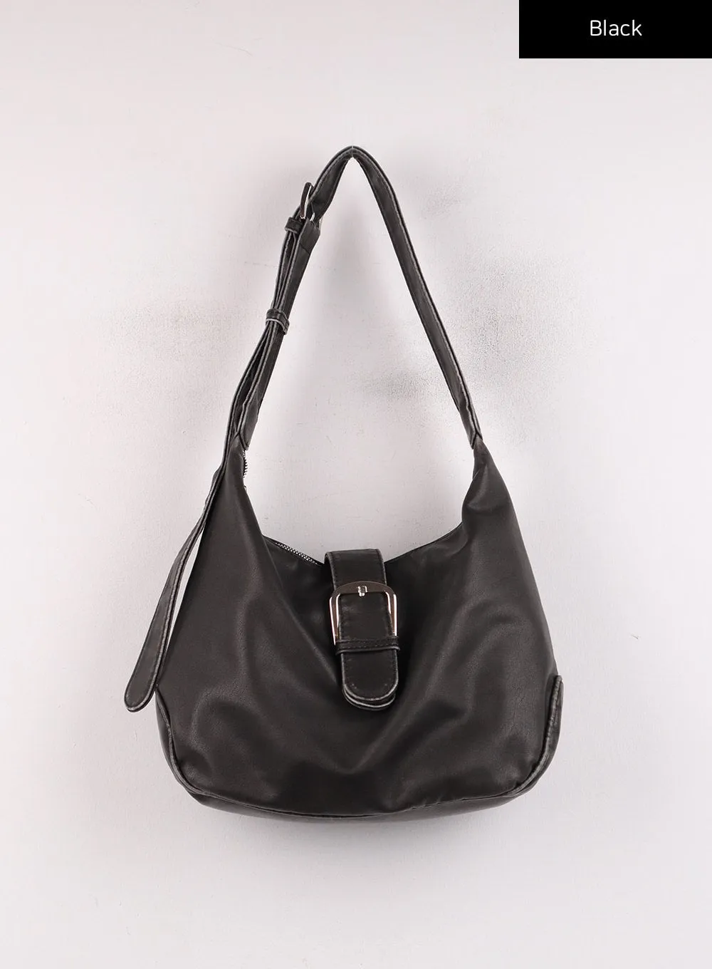 Leather Buckled Tote Bag IJ419 sold by Lewkin product image thumbnail 4