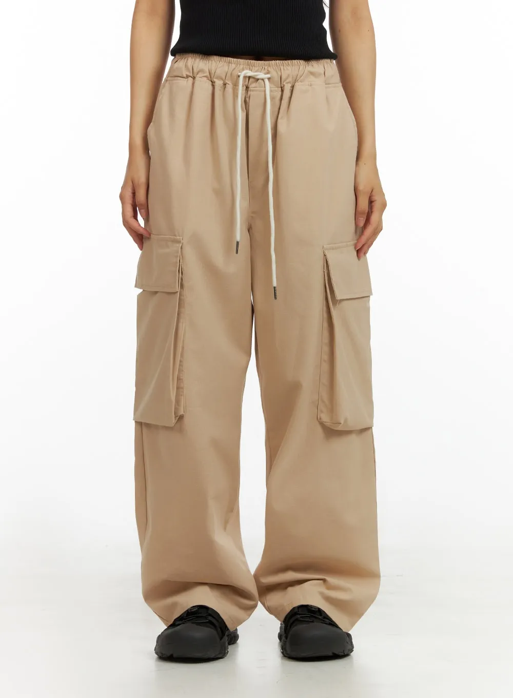 Cotton Cargo Pants IU412 sold by Lewkin product image thumbnail 2