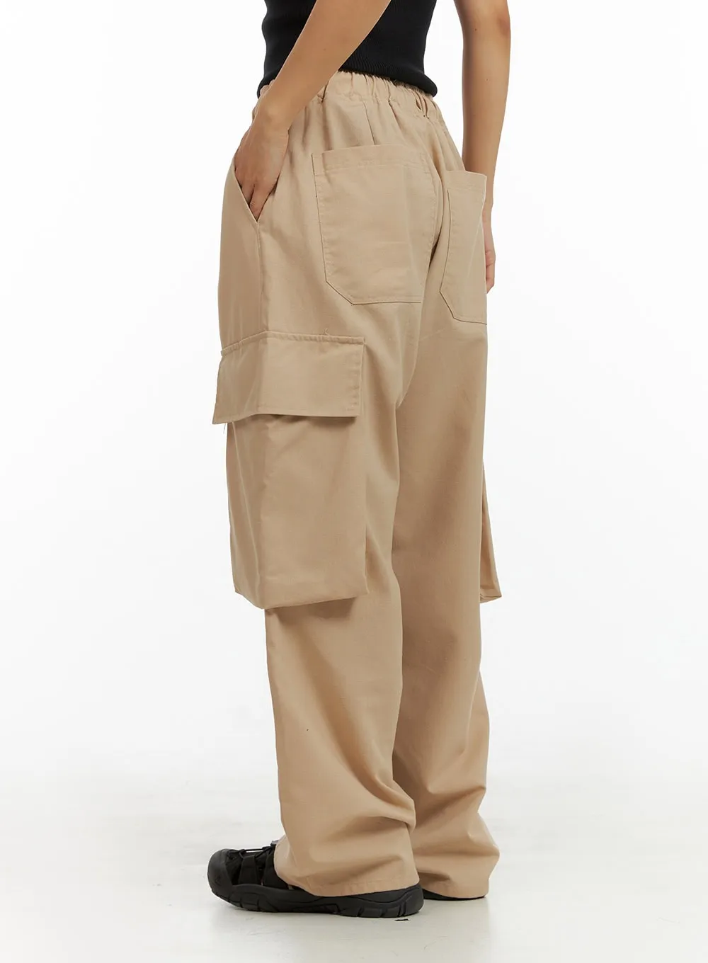 Cotton Cargo Pants IU412 sold by Lewkin product image thumbnail 5